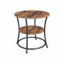 Side table LET56BX, brown