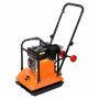Petrol vibratory plate VEVOR HZR90, Black/orange, 90 × 78 × 47 cm