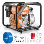 Petrol water pump VEVOR SCWP50, 7 HP, 50.8 mm, 56.5 × 48 × 50.5 cm