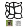 Betono liejimo forma Relaxdays, 9 kameros, 42 × 4 × 42 cm