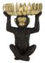Beždžionės dekoracija Mauro Ferretti Monkey Tray Banane, 23 × 31,5 × 23 cm