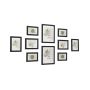 Photo frame set 10 pcs. black