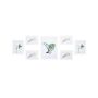 Photo frame set 7 pcs., white