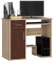 Desk NORE Jay 90 cm., dark brown/oak color