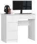 Desk NORE A-7, left, white