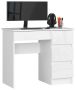 Desk NORE A-17, right, white
