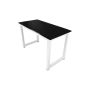 Desk with metal legs Loft, black/white