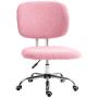 Office chair 48x53x90cm., pink/white
