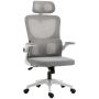 Office chair 60x59x122cm., gray/white