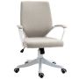 Office chair 62x69x100cm., beige/white