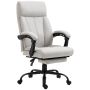 Office massage chair 65x74x119cm., light gray/silver color