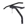 Punching bag holder, with pull-up bar, Black, 93 × 47 × 51 cm