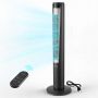 Tower fan VEVOR FTS001R, 3 speeds, 4 modes, Black, 30 × 106 × 30 cm