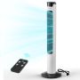 Tower fan VEVOR LG38-01R, 3 speeds, 3 modes, 26.8 × 98.5 × 26.8 cm