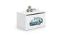 Children's chest of drawers Daria 42x40x73 cm, police car