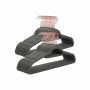 Velvet bracket 50 pieces gray rose gold