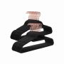 Velvet bracket 50 pieces black rose gold