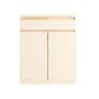 Bathroom cabinet with laundry basket 71x33x85cm., various colors