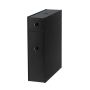 Bathroom cabinet 48x16x58cm., black