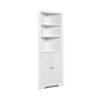 Bathroom cabinet 60x44.5x173cm., white