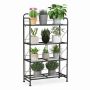 Plant shelf 60x25x100cm., black