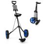 Golf cart 98x69x112cm., black/blue