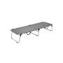 Camping cot/bed 190 x 63 x 36 cm, grey