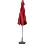Outdoor umbrella 300x253cm., red/black