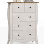 Chest of drawers 67.5x38.5x97cm., gray/brown