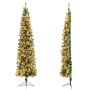 Artificial LED Christmas tree 60x210cm., green/white