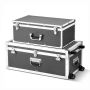 Storage box set VEVOR FG-1415-06, 2 pcs, Grey, 763 × 392 × 312 mm + 600 × 350 × 240 mm