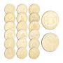 Dantukų fėjos monetos Relaxdays 10048503.0, 20 vnt, Auksinės, Ø 4 × 0,2 cm
