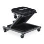 Darbo platforma Relaxdays 10049685_957, platforma ir taburetė, 91 × 12 × 41 cm