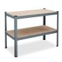 Darbo stalas Relaxdays 10048901.0, 2 pakopų, 120 × 90 × 60 cm