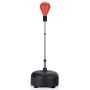Boxing bag 48x158cm., black/red