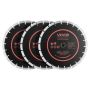 Diamond saw blades VEVOR 306JP, 3 pcs, black/orange