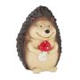 Dekoratyvinė ežio figūrėlė Relaxdays 10043083.0, su grybuku, 15 × 10,5 × 10,5 cm