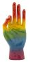 Dekoratyvinė ranka „Rainbow OK“, 16 × 36 × 10,5 cm