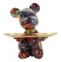 Dekoratyvinė šuns figūrėlė Psyco A, su dėkliuku, 17 × 22,5 × 15 cm