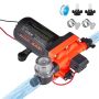 Diaphragm water pump VEVOR LSDP1-050-070-42, 12 V, 4 chambers, 31 × 15 × 13 cm