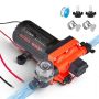 Diaphragm water pump VEVOR LSDP1-060-070-42, 12 V, 4 chambers, 31 × 15 × 13 cm