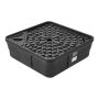 Vanishing water fountain basin VEVOR CP69, square, Black, 762 × 762 × 254 mm