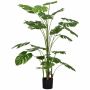 Artificial plant Homcom 20x20x180cm., green/black