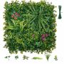 Стена из искусственных панелей самшита VEVOR JN-JX-12, 12 шт, 50,8 × 50,8 см