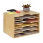 Dokumentų dėklas Relaxdays 10039406.0, 5 skyriai, 32,5 × 23,5 × 24 cm