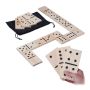 Domino rinkinys Relaxdays, 28 vnt, 7,5 × 15 × 1 cm