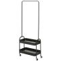 Clothes rack Homcom 56.5x31.5x152.5cm., black