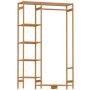 Clothes rack with shelves, 4 shelves, 90 × 145 × 30 cm