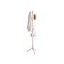 Clothes rack VASAGLE RCR04WT, 8 hooks, Pink, 47 × 175 × 47 cm