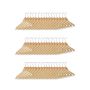 Drabužių pakabos Relaxdays 10021850_755, 48 vnt, 44,5 × 22,5 × 1,3 cm